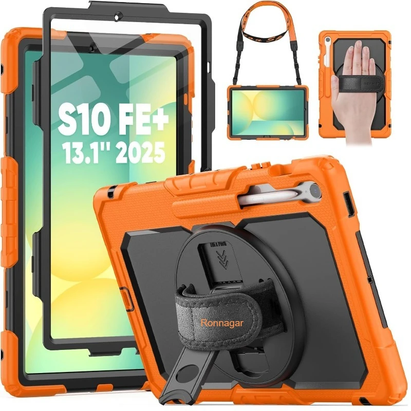 Case for Samsung Galaxy Tab S10 FE+/ S10 FE Plus 5G 13.1″ 2025 X620 X626b Heavy Duty Shockproof Protective Case Screen Protector
Case for Samsung Galaxy Tab S10 FE+/ S10 FE Plus 5G 13.1″ 2025 X620 X626b Heavy Duty Shockproof Protective Case Screen Protector