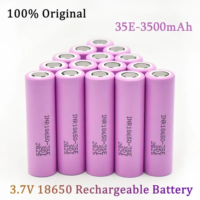 2023 New 18650 Original High Power 18650 3500mah 25A Discharge Inr18650 35e 18650 Battery Lithium Ion 3.7V Rechargeable Battery
2023 New 18650 Original High Power 18650 3500mah 25A Discharge Inr18650 35e 18650 Battery Lithium Ion 3.7V Rechargeable Battery