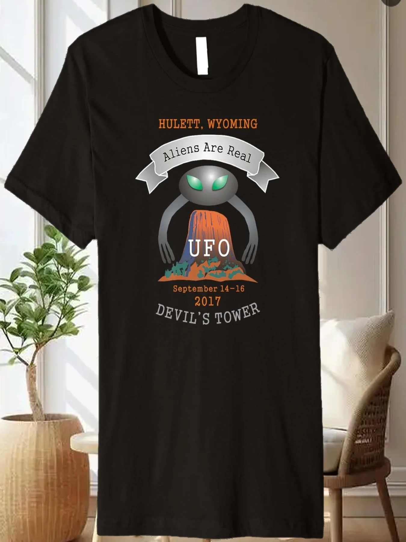 НЛО Диявольской башни Wyoming — настоящие пришельцы — рубашка 2017 г.
НЛО Диявольской башни Wyoming — настоящие пришельцы — рубашка 2017 г.