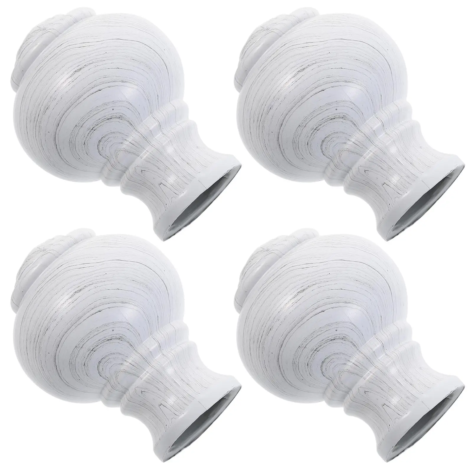 4 Pcs Curtain Rod Head Accessories Roman Finials Plug Ends Decorative Cap for Window Rods 6 Leaf Aluminum Wood Grain Dark Walnut
4 Pcs Curtain Rod Head Accessories Roman Finials Plug Ends Decorative Cap for Window Rods 6 Leaf Aluminum Wood Grain Dark Walnut