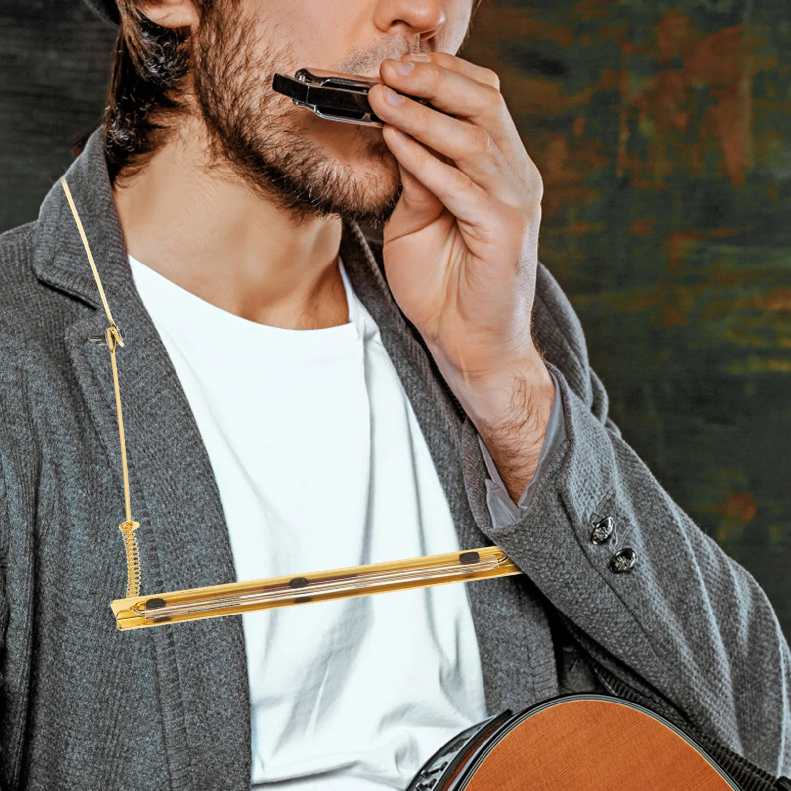 Zinc Alloy 24 Hole Harmonica Stand Adjustable Professional Non-Slip Design Simple Stylish Durable Easy Use Harmonica Holder
Zinc Alloy 24 Hole Harmonica Stand Adjustable Professional Non-Slip Design Simple Stylish Durable Easy Use Harmonica Holder