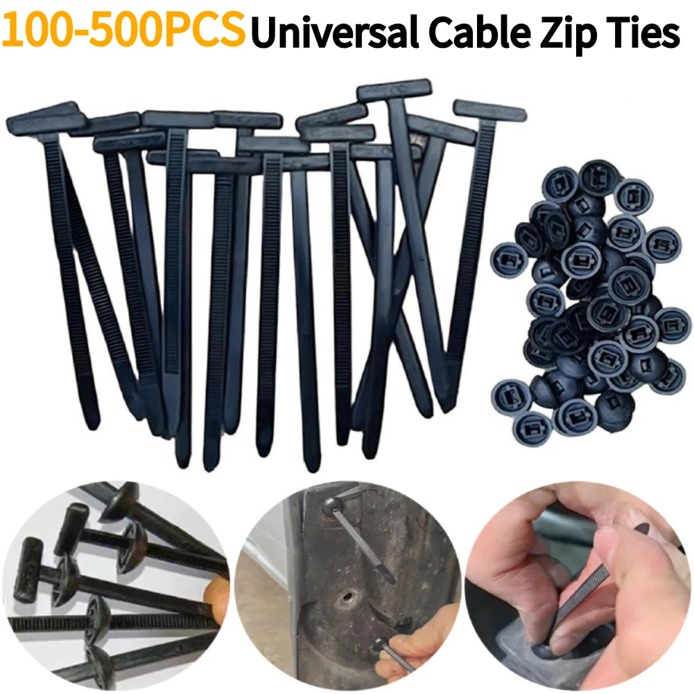 100-500PCS Nylon Cable Zip Ties Self-Locking Universal Cable Tie Buckle Fastening Strap for Indoor and Outdoor Use
100-500PCS Nylon Cable Zip Ties Self-Locking Universal Cable Tie Buckle Fastening Strap for Indoor and Outdoor Use