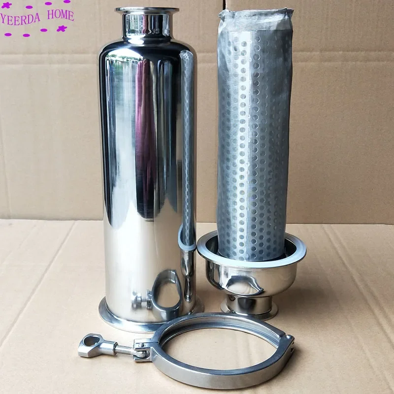 10Inch Sanitary Inline Strainer Fit 38/51mm Pipe Tri Clamp SS304 Stainless Steel Wine Wort Filter Ferrule Body 102mm
10Inch Sanitary Inline Strainer Fit 38/51mm Pipe Tri Clamp SS304 Stainless Steel Wine Wort Filter Ferrule Body 102mm