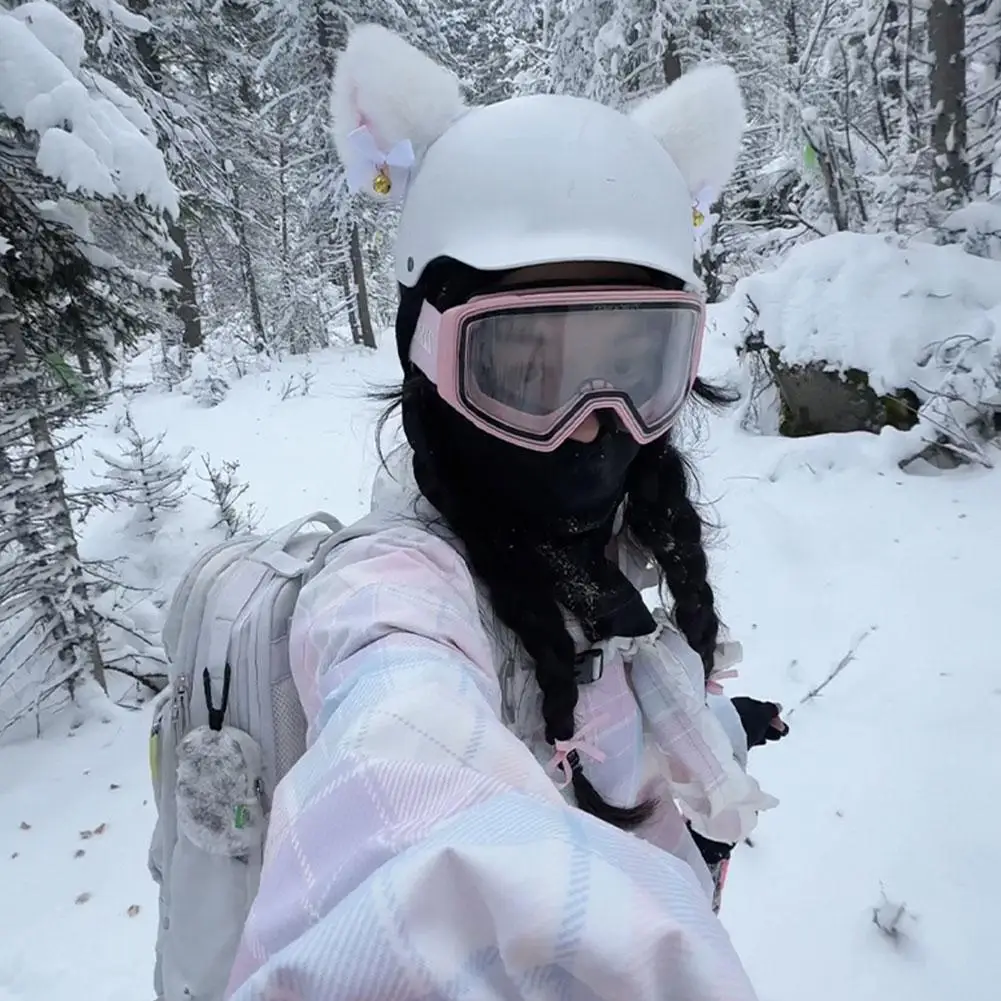 2-Pack Faux Fur Cat Ears Helmet Accessories, Detachable Bike/Ski Helmet, Motorcycle/Electric Decor Plush Fits Ears, F Cute M3W5
2-Pack Faux Fur Cat Ears Helmet Accessories, Detachable Bike/Ski Helmet, Motorcycle/Electric Decor Plush Fits Ears, F Cute M3W5