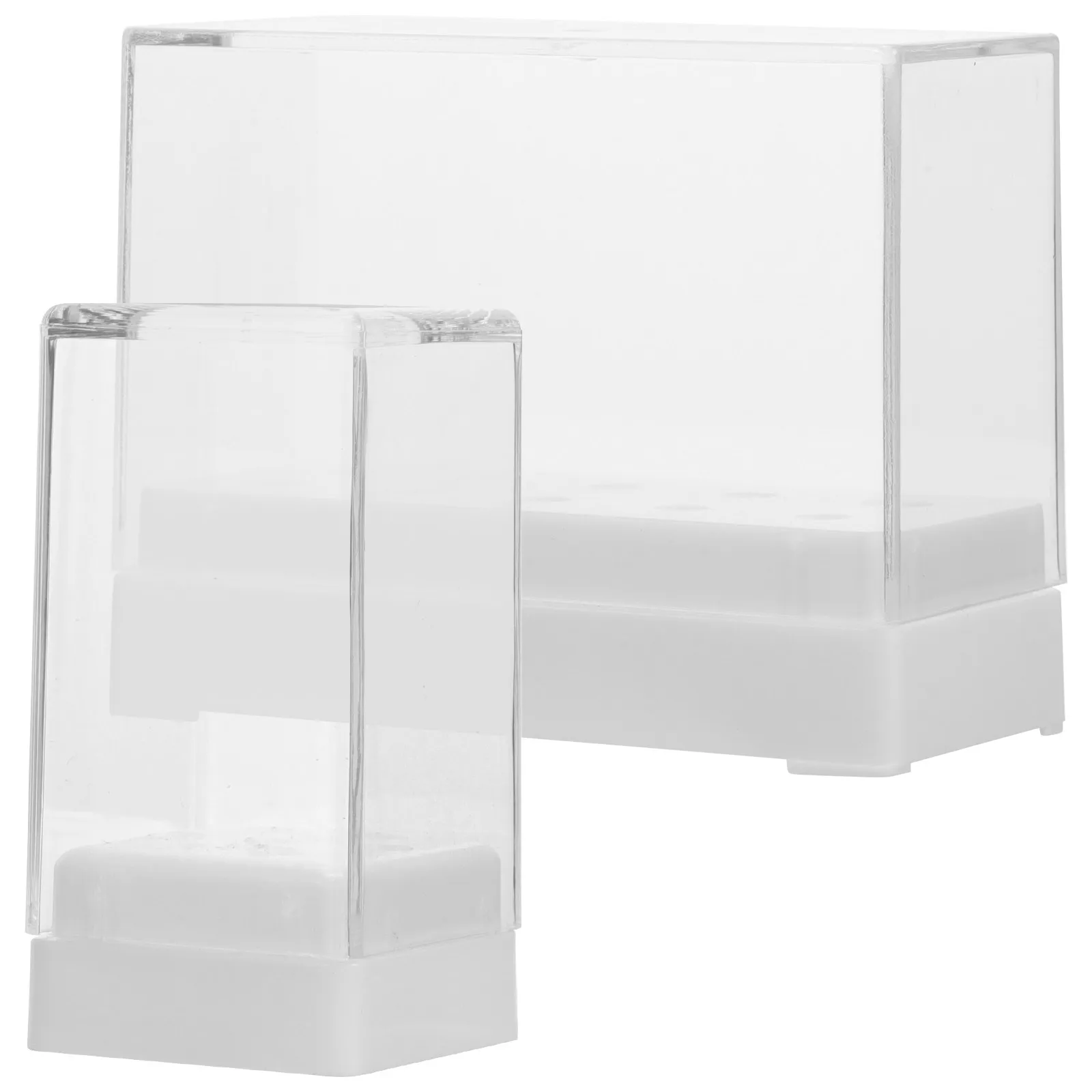 2Pcs Nail Drill Bit Organizer Plastic Multi-Hole Nail Bits Storage Box Sturdy Dust-Proof Manicure Grinding Head Holder for Salon
2Pcs Nail Drill Bit Organizer Plastic Multi-Hole Nail Bits Storage Box Sturdy Dust-Proof Manicure Grinding Head Holder for Salon