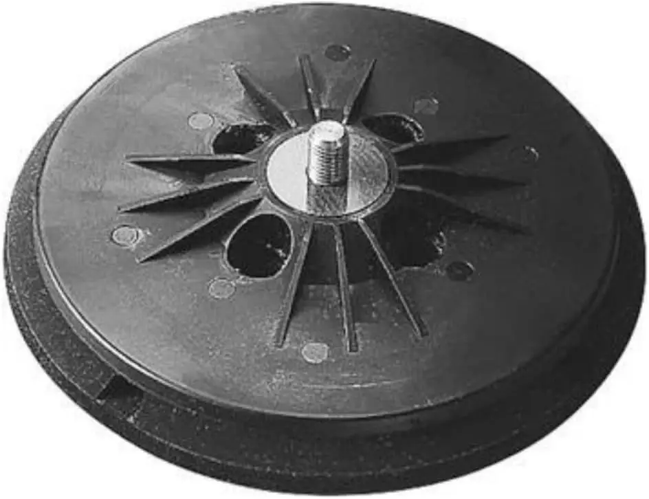 6" Backing Pad with Hook & Loop Attachment - Hard Density for Precision Sanding, Perforated for Dust Extraction, 5/16 in-24 UNF Connector Thread - 63806101020
6" Backing Pad with Hook & Loop Attachment - Hard Density for Precision Sanding, Perforated for Dust Extraction, 5/16 in-24 UNF Connector Thread - 63806101020