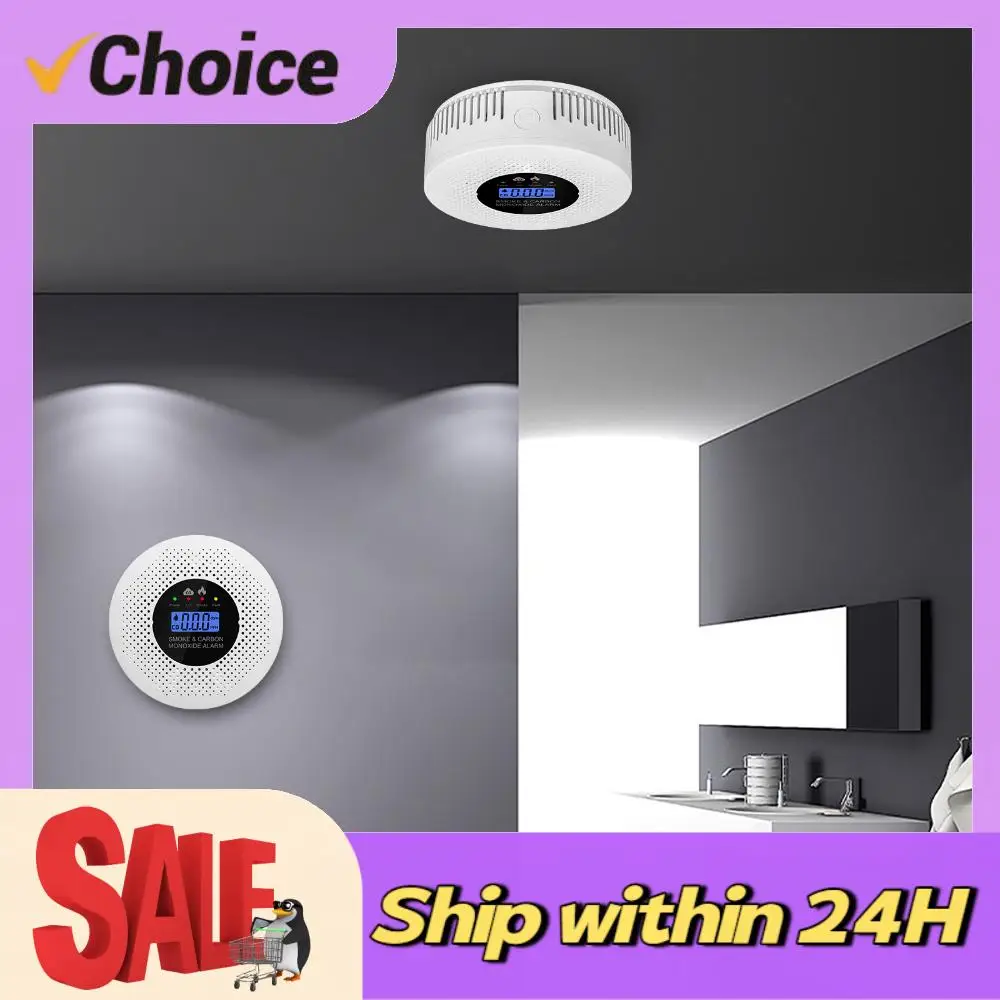 Smoke and Carbon Monoxide Detector Powered by Battery 2 in 1 Fire Alarm Smoke Detector for Home Hallways Bedroom
Smoke and Carbon Monoxide Detector Powered by Battery 2 in 1 Fire Alarm Smoke Detector for Home Hallways Bedroom