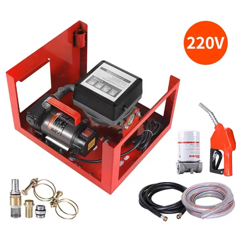 380W 40L/MIN diesel pump fuel pump automatic pistol self-priming pump with filter automatic jump gun portable fuel dispenser
380W 40L/MIN diesel pump fuel pump automatic pistol self-priming pump with filter automatic jump gun portable fuel dispenser