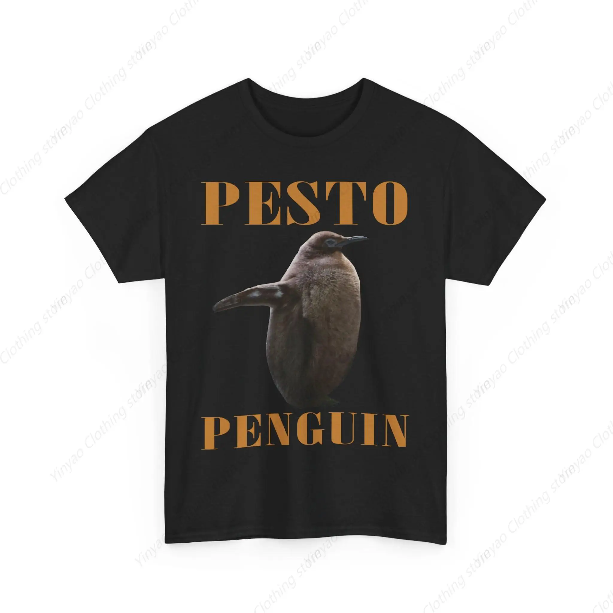 Pesto Penguin Printed T-Shirt Christmas Baby Penguin Virus Neutral Pure Cotton Men'S T Shirt Black Casual Shirt
Pesto Penguin Printed T-Shirt Christmas Baby Penguin Virus Neutral Pure Cotton Men'S T Shirt Black Casual Shirt