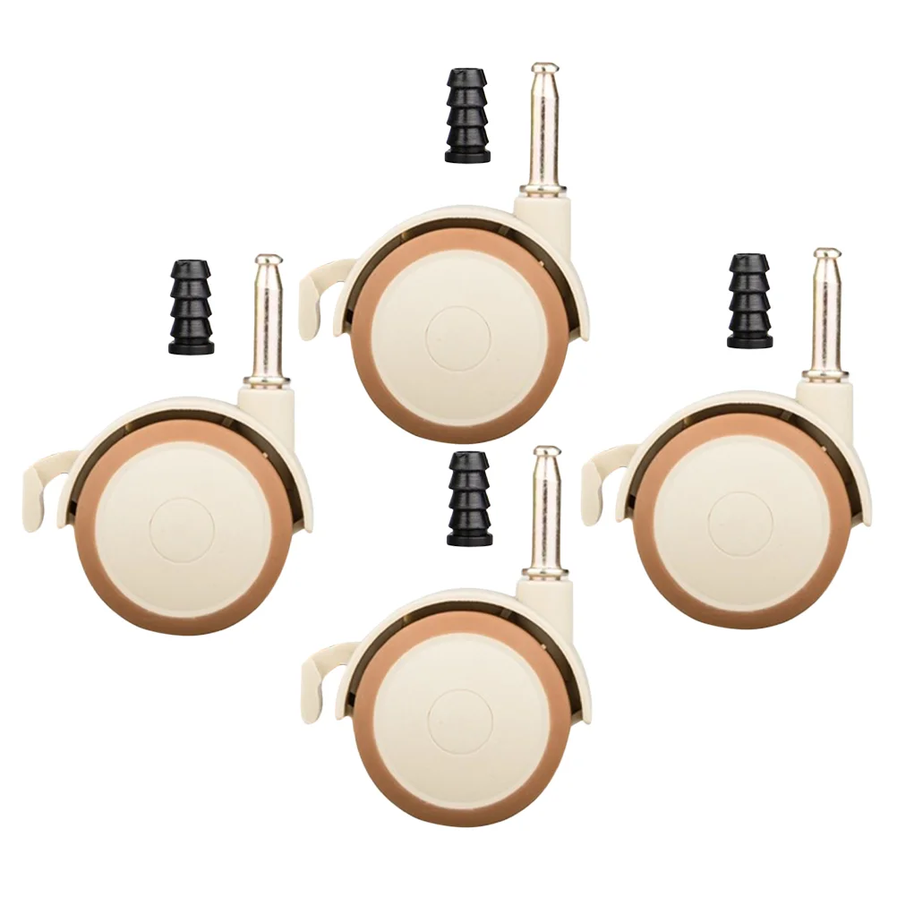 4 Pcs Caster Wheels Crib Table Mini Mute Bed Frame Feet Rolling Chair Replacement
4 Pcs Caster Wheels Crib Table Mini Mute Bed Frame Feet Rolling Chair Replacement