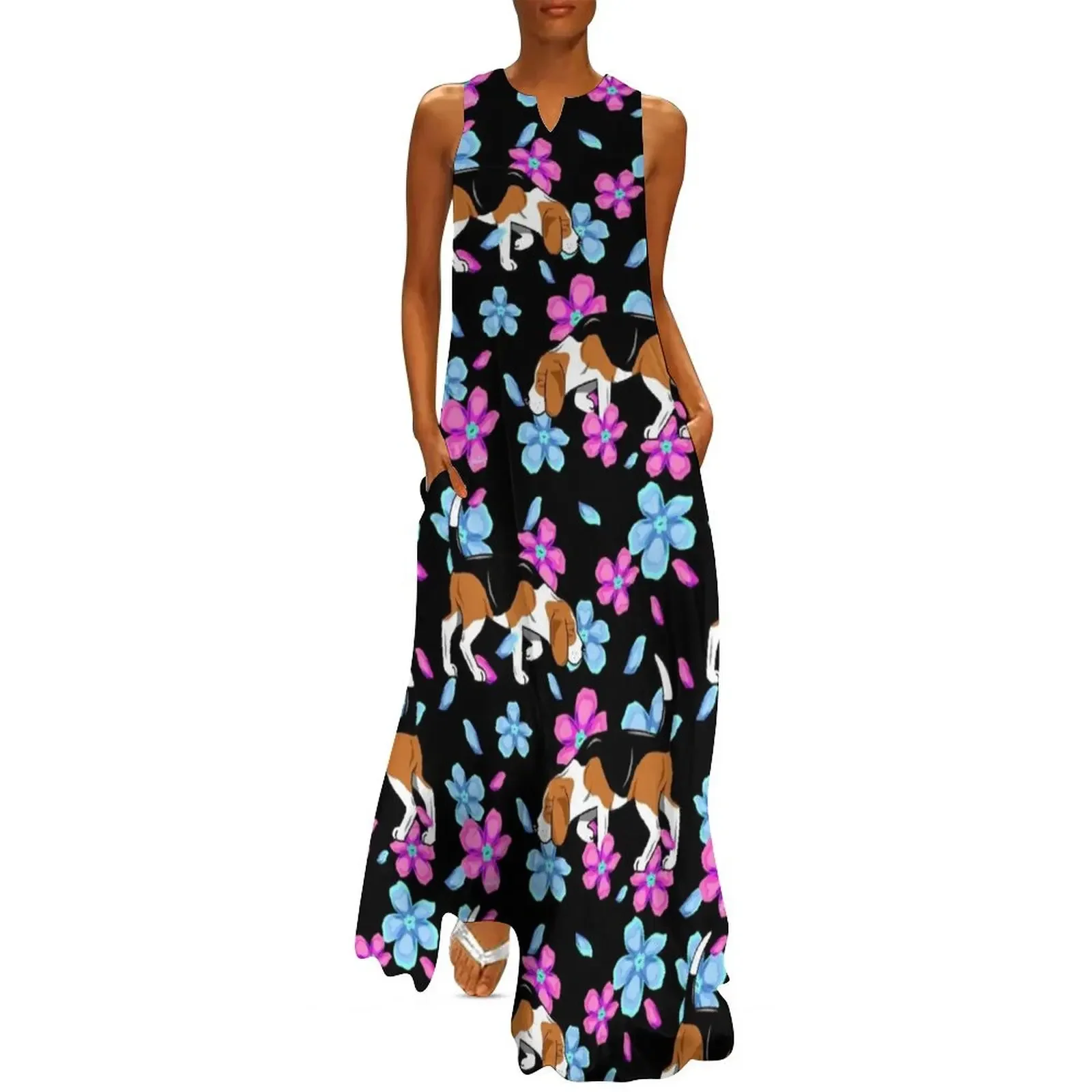 Beagle Flowers Long Dress luxury woman evening dress women dresses sexy dress for women african dresses for woman
Beagle Flowers Long Dress luxury woman evening dress women dresses sexy dress for women african dresses for woman