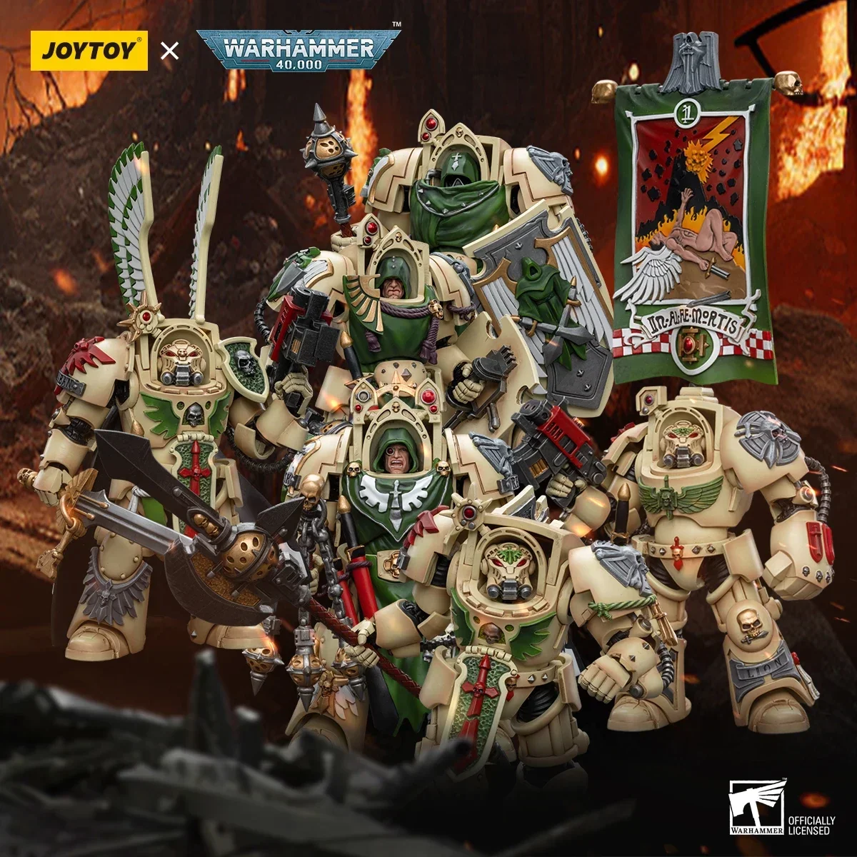 JOYTOY 1 18 Warhammer 40k Action Figures Anime 13.6cm Dark Angels Deathwing Strikemaster Deathwing Knight Master Model Toys
JOYTOY 1 18 Warhammer 40k Action Figures Anime 13.6cm Dark Angels Deathwing Strikemaster Deathwing Knight Master Model Toys