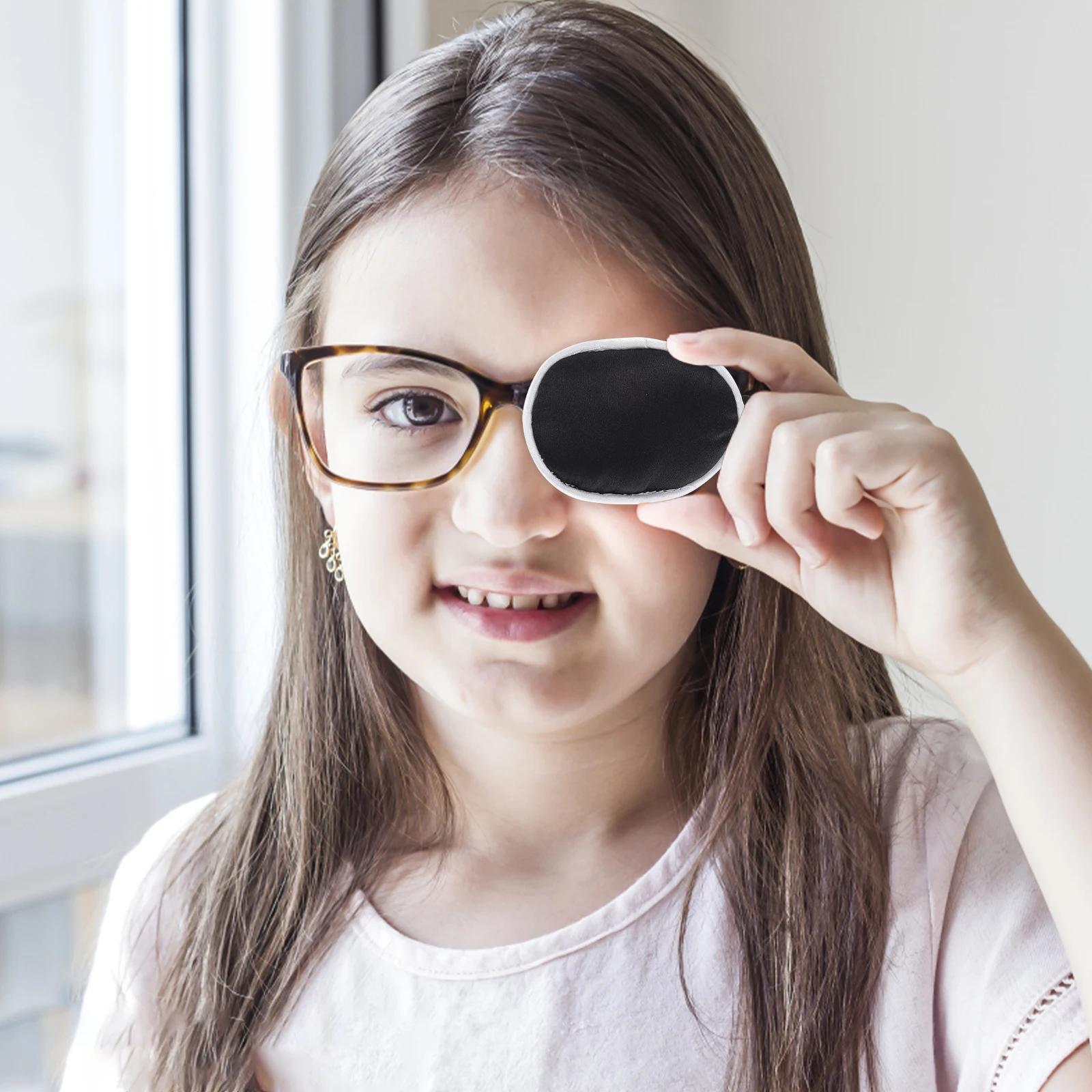 Silk Patch For Kids Lazy Correction Strabismus Amblyopia Cover Single Mask Children Monocular Cover Comfortable Soft Real
Silk Patch For Kids Lazy Correction Strabismus Amblyopia Cover Single Mask Children Monocular Cover Comfortable Soft Real
