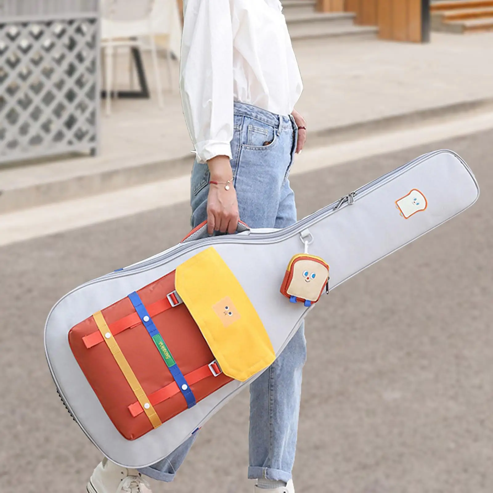 Guitar Bag Guitar Case Padded with Side Handle Waterproof Soft Gig Bag Padded Guitar Case for Folk Guitar 40/41 inch Guitar
Guitar Bag Guitar Case Padded with Side Handle Waterproof Soft Gig Bag Padded Guitar Case for Folk Guitar 40/41 inch Guitar