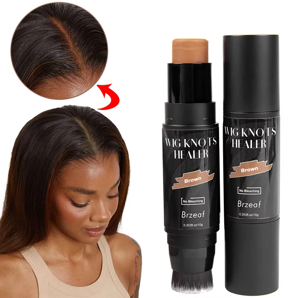 Wig Lace Dyeing Concealer Stick With Brush, Double-head Wig Knots Healer,Concealer For Lace Wigs & Frontal Part & Hairline
Wig Lace Dyeing Concealer Stick With Brush, Double-head Wig Knots Healer,Concealer For Lace Wigs & Frontal Part & Hairline