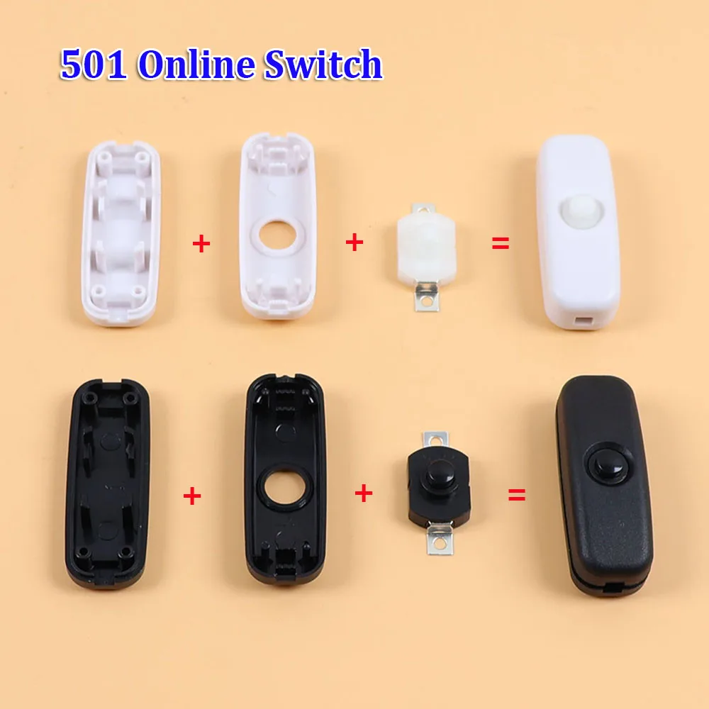 10PCS 501 Online Switch Round Push Button Switch Bedside Lamp LED Light Power Switch Wire Thin Wire Small Switch
10PCS 501 Online Switch Round Push Button Switch Bedside Lamp LED Light Power Switch Wire Thin Wire Small Switch