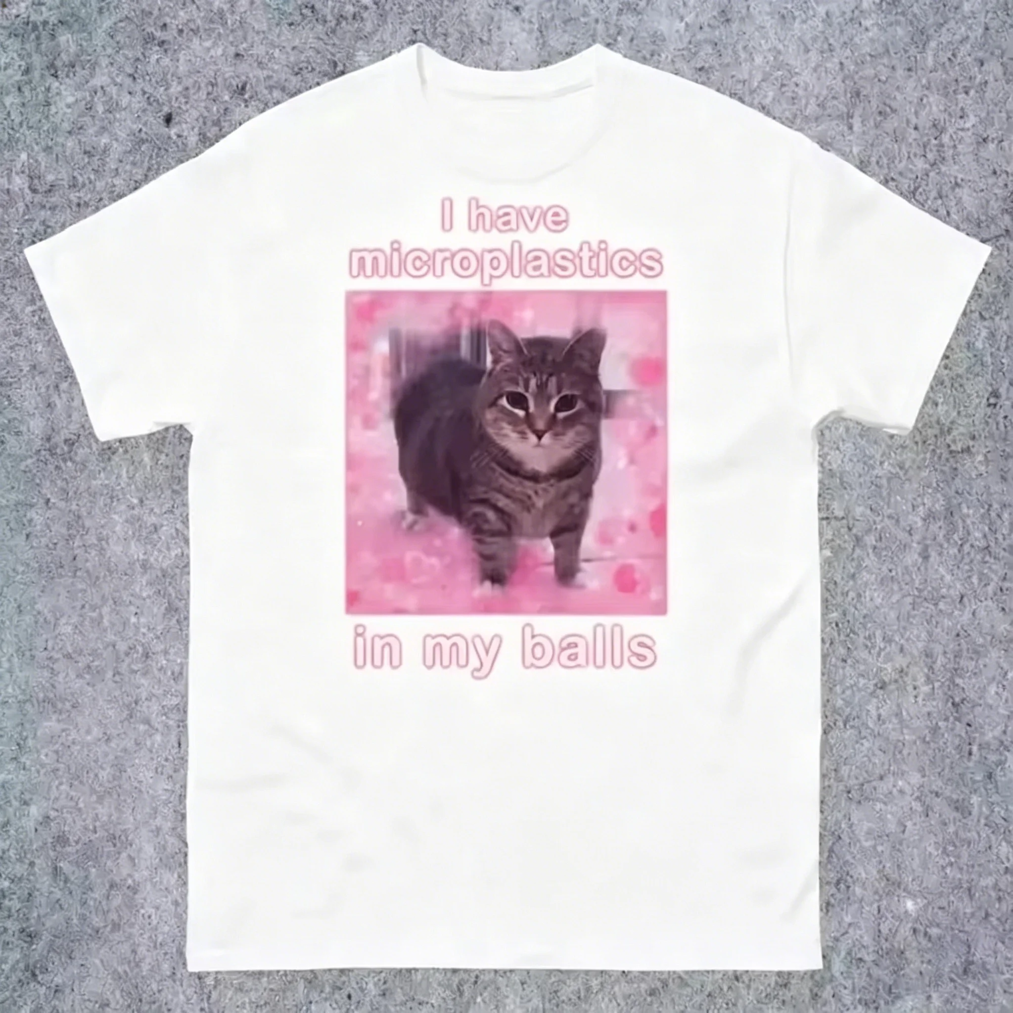 I Have Microplastics in My Balls Funny Cat Meme Haikyuu Men Clothing Short Sleeve Round Neck Printing Pullover T-shirt 50265
I Have Microplastics in My Balls Funny Cat Meme Haikyuu Men Clothing Short Sleeve Round Neck Printing Pullover T-shirt 50265