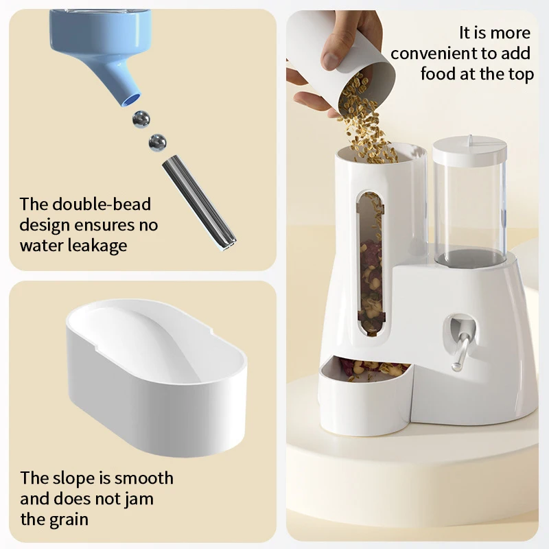 Hamster Water Feeder Small Animal Automatic Dispenser Drinking Water Bottle Bowls Dish with Food Container for Guinea Pig Rat
Hamster Water Feeder Small Animal Automatic Dispenser Drinking Water Bottle Bowls Dish with Food Container for Guinea Pig Rat