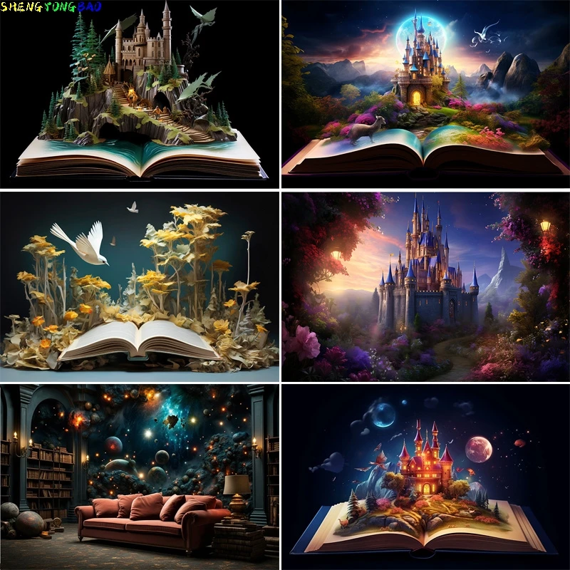 Fairy Tale Mystic Medieval Castle Photography Backdrops Props Landscape Witch Magical Book Fantassy World Forest Background MA04
Fairy Tale Mystic Medieval Castle Photography Backdrops Props Landscape Witch Magical Book Fantassy World Forest Background MA04