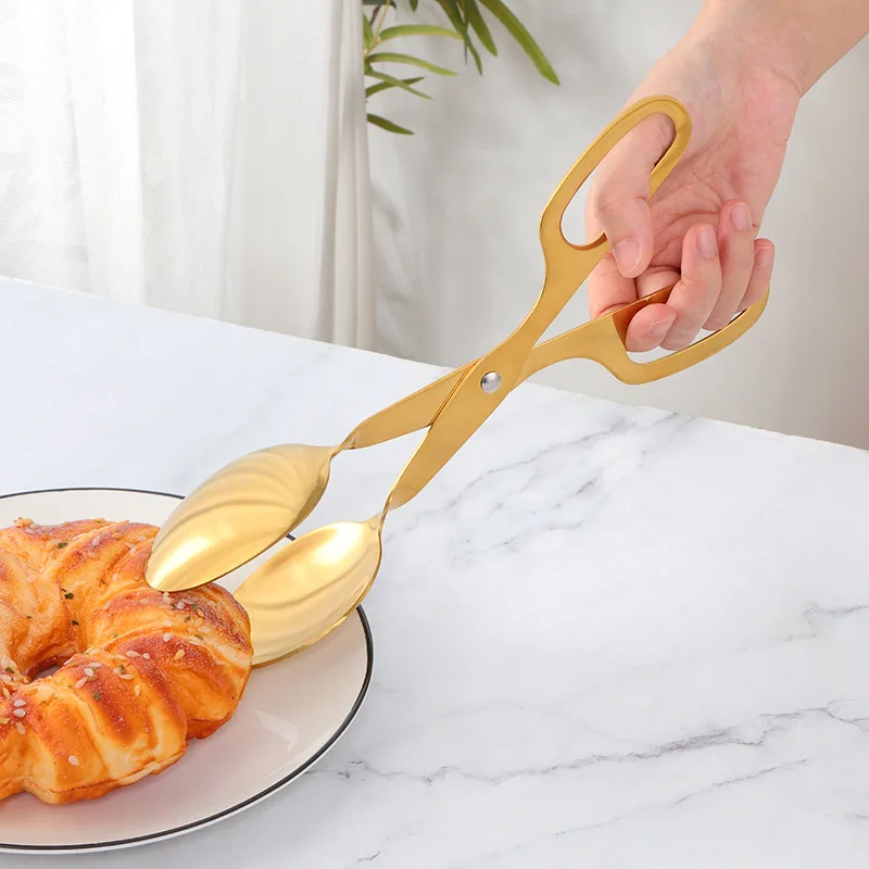LMM stainless steel scissors multi-purpose food clip hotel self-service 10-inch salad clip spoon
LMM stainless steel scissors multi-purpose food clip hotel self-service 10-inch salad clip spoon