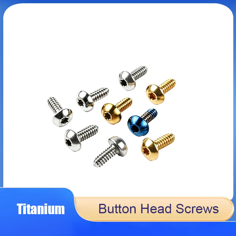 3PCS Titanium Alloy Button Head Self-Tapping Screws M4 M5 Multi-Color Torx Head Bolts for Motorcycle Bike Modification
3PCS Titanium Alloy Button Head Self-Tapping Screws M4 M5 Multi-Color Torx Head Bolts for Motorcycle Bike Modification