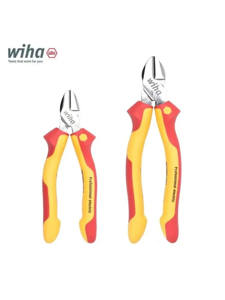 Wiha 43335 Diagonal Cutters 160mm 1000V VDE Insulated DynamicJoint for Electrician Professional Repair
Wiha 43335 Diagonal Cutters 160mm 1000V VDE Insulated DynamicJoint for Electrician Professional Repair