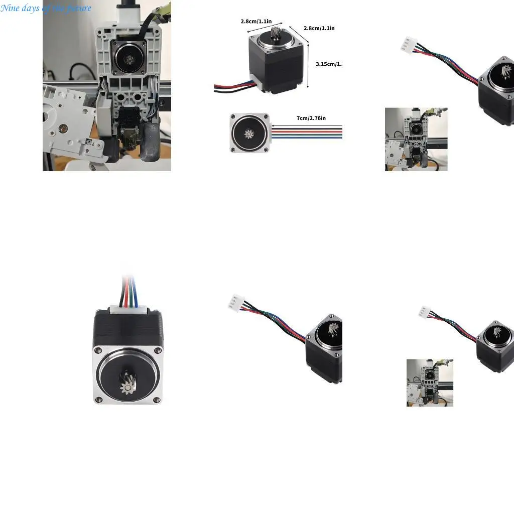 Printer Step Motor For Lab Extruder Motor 28 Stepper Motor with 7CM Motor Cable Small Size E65A