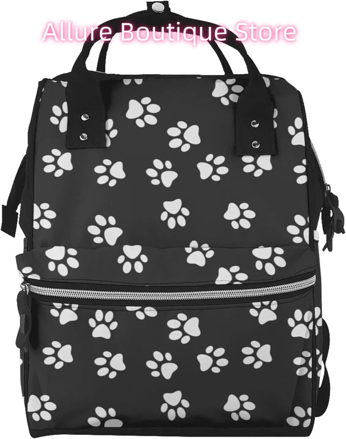 White Cat Paw Diaper Bag Backpack for Women Large Capacity Nappy Bag Multifunction Waterproof Mummy Backpacks for Mom Dad Essent
White Cat Paw Diaper Bag Backpack for Women Large Capacity Nappy Bag Multifunction Waterproof Mummy Backpacks for Mom Dad Essent