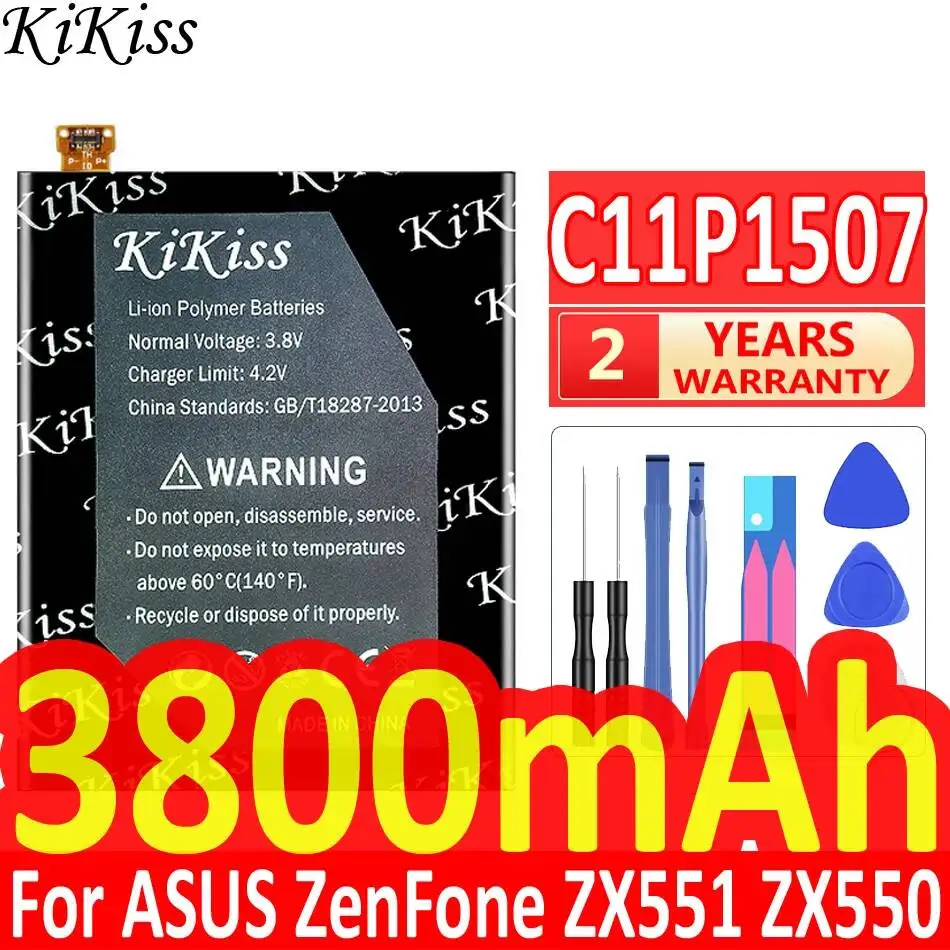 3800mAh For Asus Zenfone Zoom ZX551 ZX550 ZX551ML Z00XSB C11P1507 Mobile Phone Battery Reliable Power Supply
3800mAh For Asus Zenfone Zoom ZX551 ZX550 ZX551ML Z00XSB C11P1507 Mobile Phone Battery Reliable Power Supply