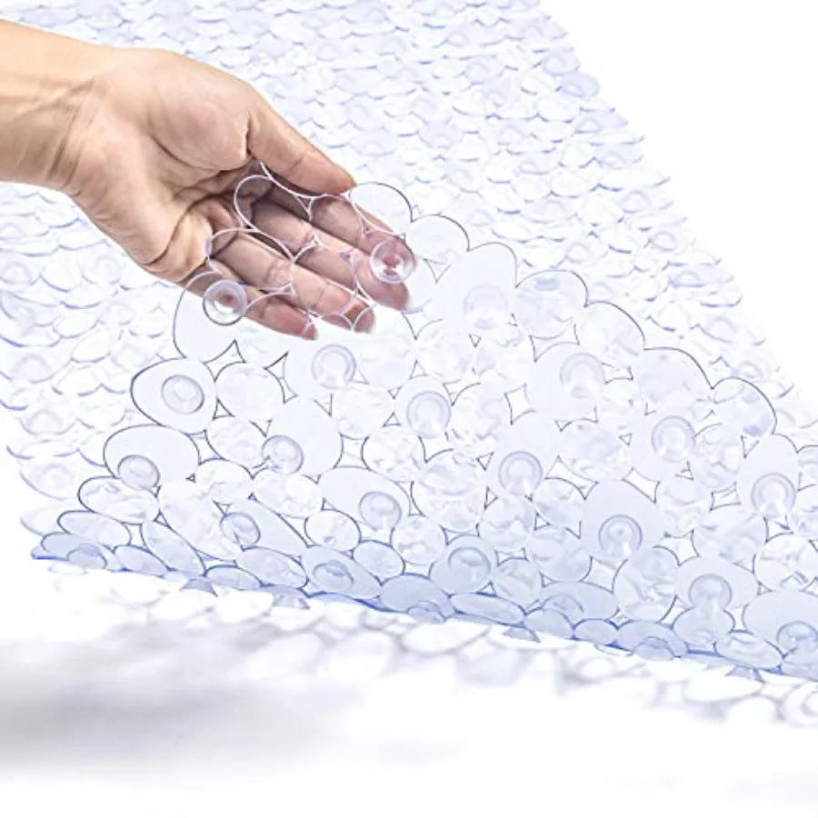 Bath Tub and Shower Mats, Non-Slip Pebble 35 x 16 Inch Machine Washable Bathtub Mat with Drain Holes, Suction Cups for Bathroom
Bath Tub and Shower Mats, Non-Slip Pebble 35 x 16 Inch Machine Washable Bathtub Mat with Drain Holes, Suction Cups for Bathroom