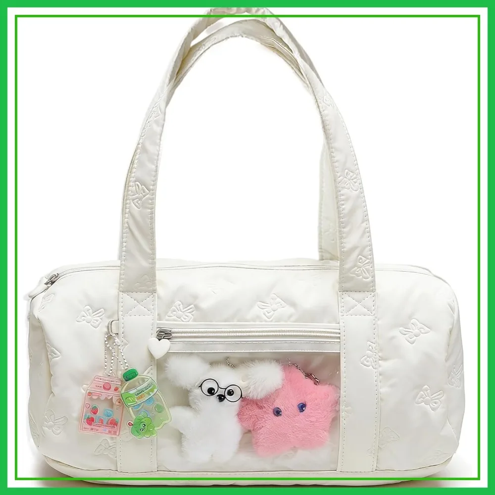 Ballet Dance Bag with Pin Display Pocket - Small Overnight Sleepover Gym Bag for Ballerinas
Ballet Dance Bag with Pin Display Pocket - Small Overnight Sleepover Gym Bag for Ballerinas