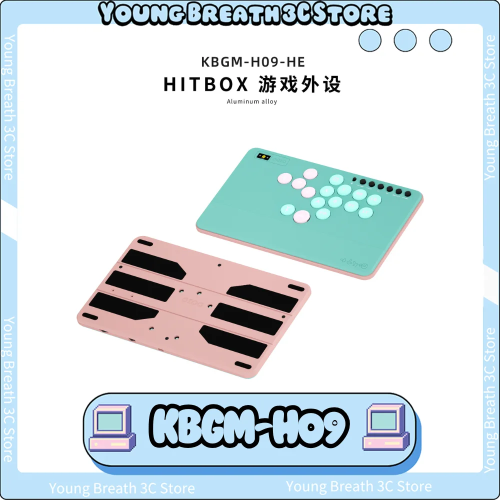 DOIO HITBOX KBGM-H09 HE Портативная игровая клавиатура из алюминиевого сплава A4, джойстик Arcade Type-C PS4 PS5 XBOX Switch PC Steam Custom
DOIO HITBOX KBGM-H09 HE Портативная игровая клавиатура из алюминиевого сплава A4, джойстик Arcade Type-C PS4 PS5 XBOX Switch PC Steam Custom