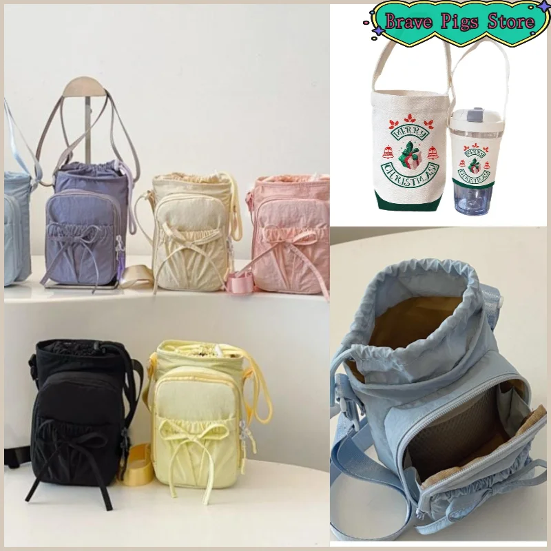 Nylon Water Bottle Storage Bag With Strap Drawstring Waterproof Sport Bowknot Shoulder Bag Portable Pouch Cup Accessories
Nylon Water Bottle Storage Bag With Strap Drawstring Waterproof Sport Bowknot Shoulder Bag Portable Pouch Cup Accessories