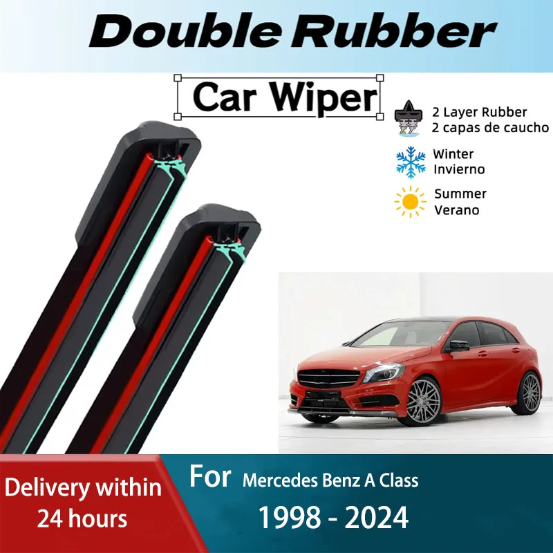 LH Front Rear Windshield Wiper Blades For Mercedes Benz A Class W168 W169 W176 W177 1998 - 2024 Windscreen Window Accessories
LH Front Rear Windshield Wiper Blades For Mercedes Benz A Class W168 W169 W176 W177 1998 - 2024 Windscreen Window Accessories