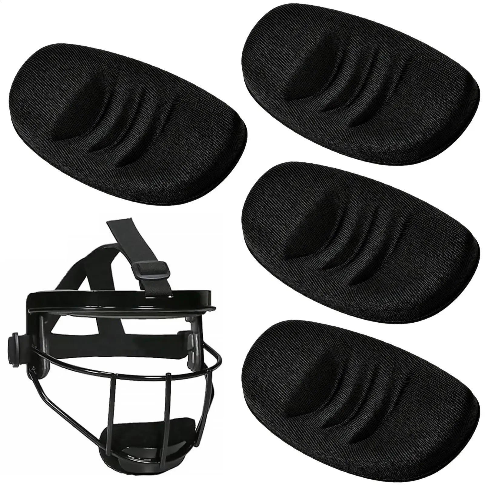 Softball Face Guard Chin Pad EVA Soft 4 Pieces Absorbent Replacement Chin Pad For Teenagers Women Adults Student Athletes Family
Softball Face Guard Chin Pad EVA Soft 4 Pieces Absorbent Replacement Chin Pad For Teenagers Women Adults Student Athletes Family