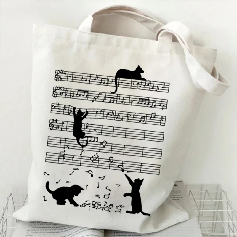 Musical Symbols Cat Tote Bag Kawaii Cartoon Shopper Handbag Fashion Canvas for Women Girls Graphic Shopper Climbing Cat Tote Bag
Musical Symbols Cat Tote Bag Kawaii Cartoon Shopper Handbag Fashion Canvas for Women Girls Graphic Shopper Climbing Cat Tote Bag