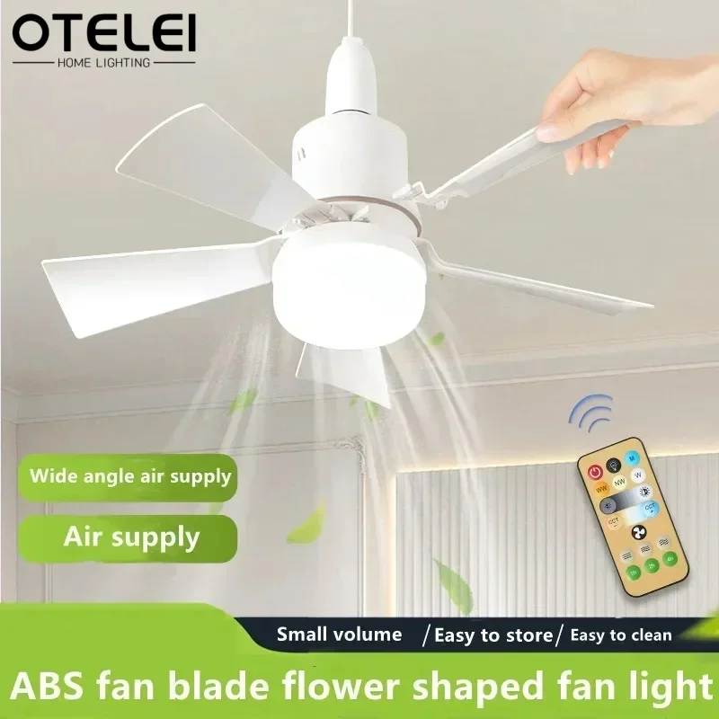 Simple LED Ceiling Fan With Light E27 Remote Control Dimming 5-Leaf Living Room Bedroom Study Kitchen Garage Fan Lighting
Simple LED Ceiling Fan With Light E27 Remote Control Dimming 5-Leaf Living Room Bedroom Study Kitchen Garage Fan Lighting