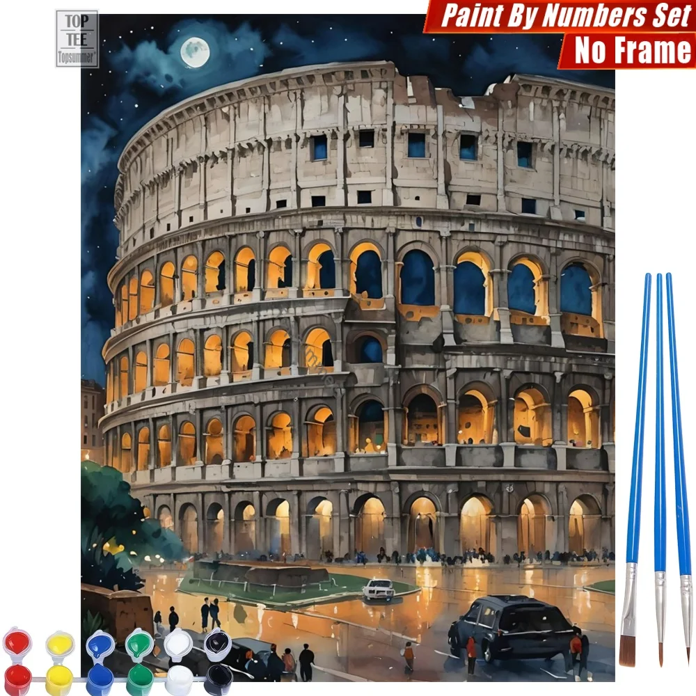 Moonlit Colosseum Digital Oil Paint Set - Historic Atmosphere Colosseum Living Room Wall Art Christmas Gift For Historian
Moonlit Colosseum Digital Oil Paint Set - Historic Atmosphere Colosseum Living Room Wall Art Christmas Gift For Historian