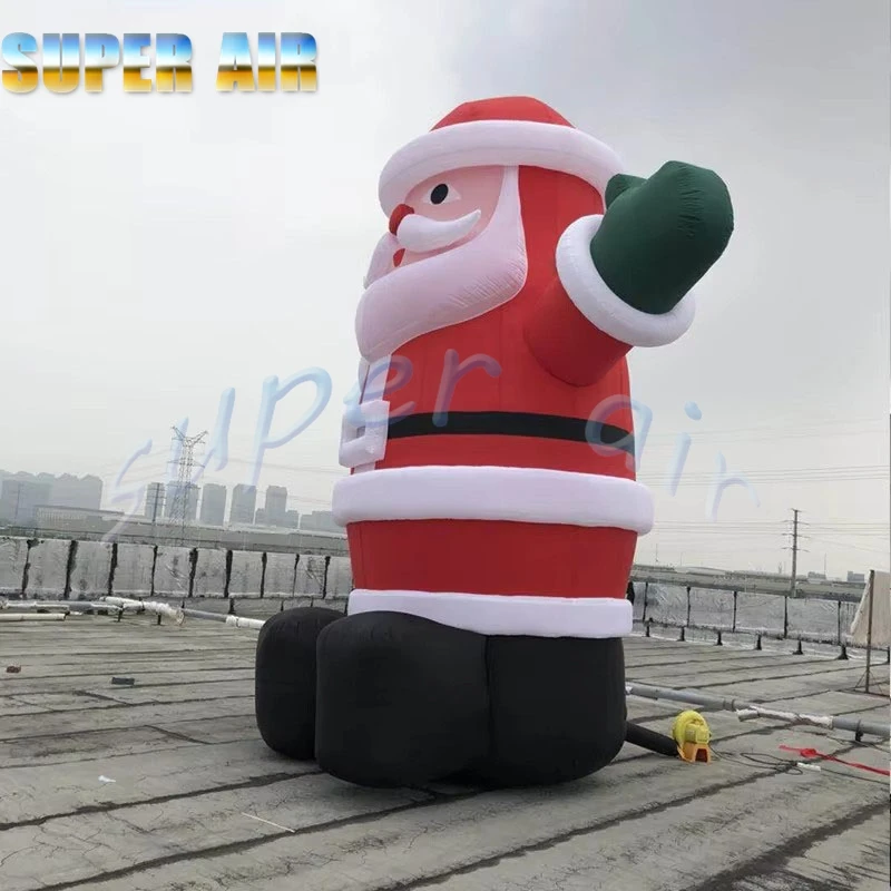 Christmas celebration decoration outdoor huge inflatable Santa Claus wave hand
Christmas celebration decoration outdoor huge inflatable Santa Claus wave hand
