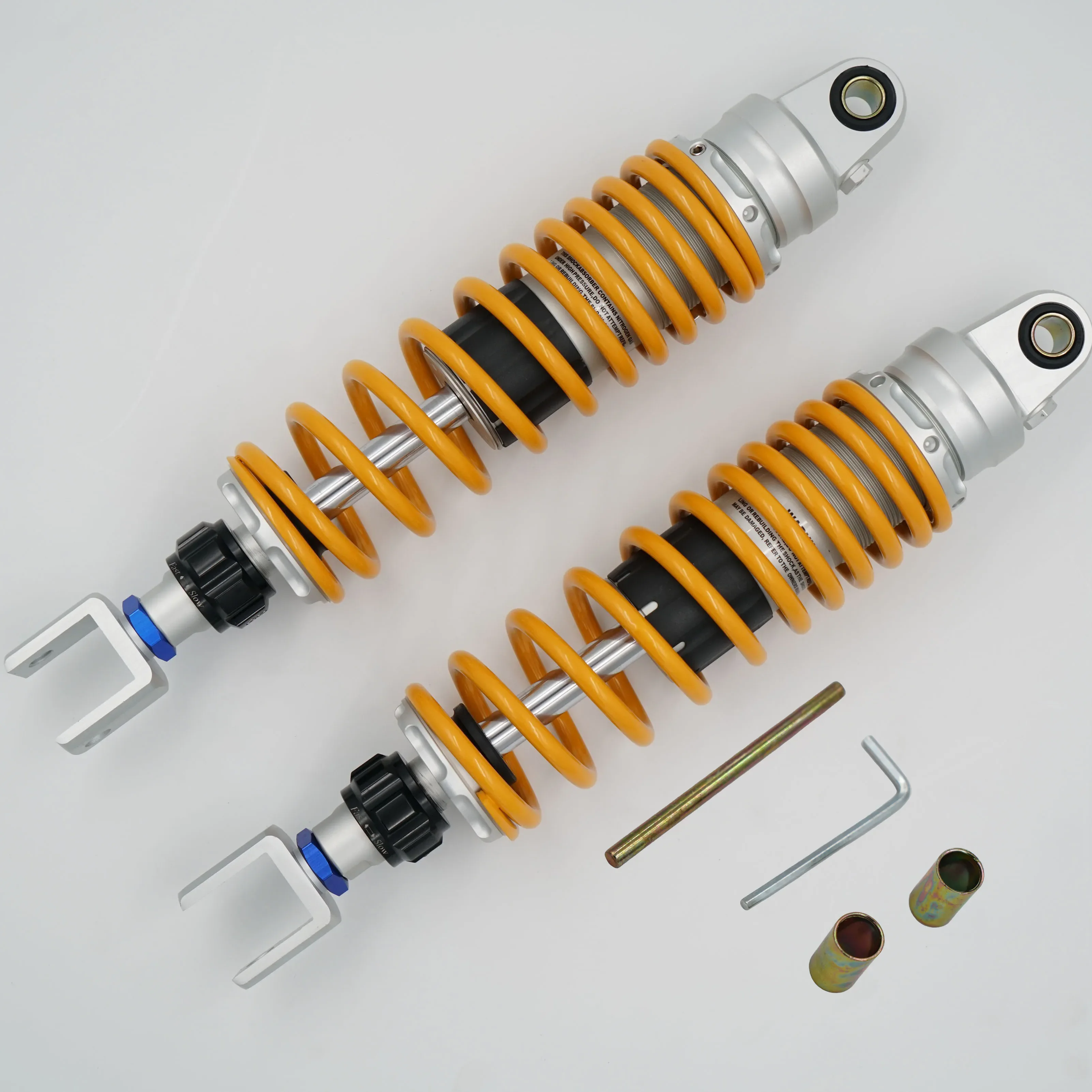 Fork 27mm Custom Universal Hydraulic rear shocks for Honda NS150G, Kymco H150, RT3C, Joymax Z300, Cyclone RT3, SYM ADV, FZ150
Fork 27mm Custom Universal Hydraulic rear shocks for Honda NS150G, Kymco H150, RT3C, Joymax Z300, Cyclone RT3, SYM ADV, FZ150