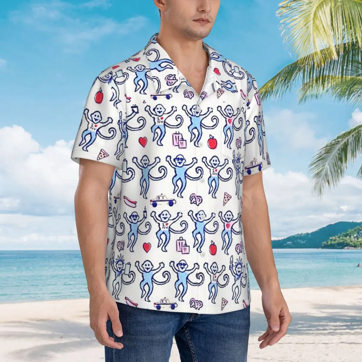 Preppy Roller Monkeys Rabbit Hawaiian Shirts Funny Men Short Sleeve Shirt for Summer Beach Men's Lapel Tops
Preppy Roller Monkeys Rabbit Hawaiian Shirts Funny Men Short Sleeve Shirt for Summer Beach Men's Lapel Tops