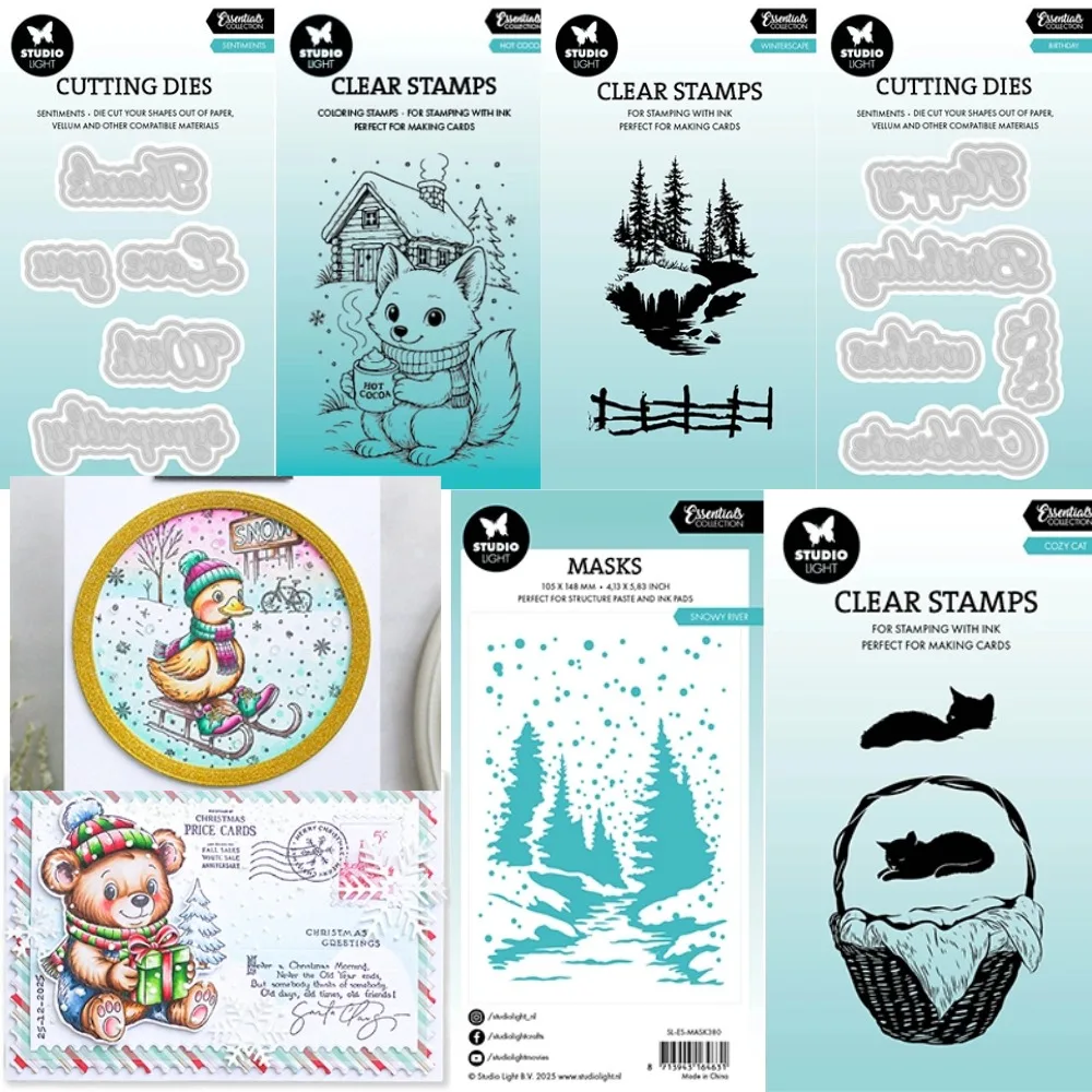 Skiing Penguin Essentials Stamps 2025 New Dies For DIY Scrapbooking Crafts Maker Photo Album Template Handmade Decoration
Skiing Penguin Essentials Stamps 2025 New Dies For DIY Scrapbooking Crafts Maker Photo Album Template Handmade Decoration