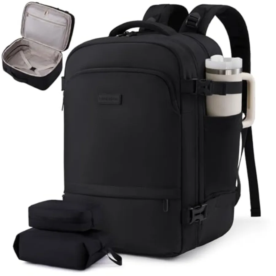 Travel Backpack for Women and Men Carry On Backpack with Cup Holder Personal Item Travel Bag Flight Approved with Padded Laptop
Travel Backpack for Women and Men Carry On Backpack with Cup Holder Personal Item Travel Bag Flight Approved with Padded Laptop
