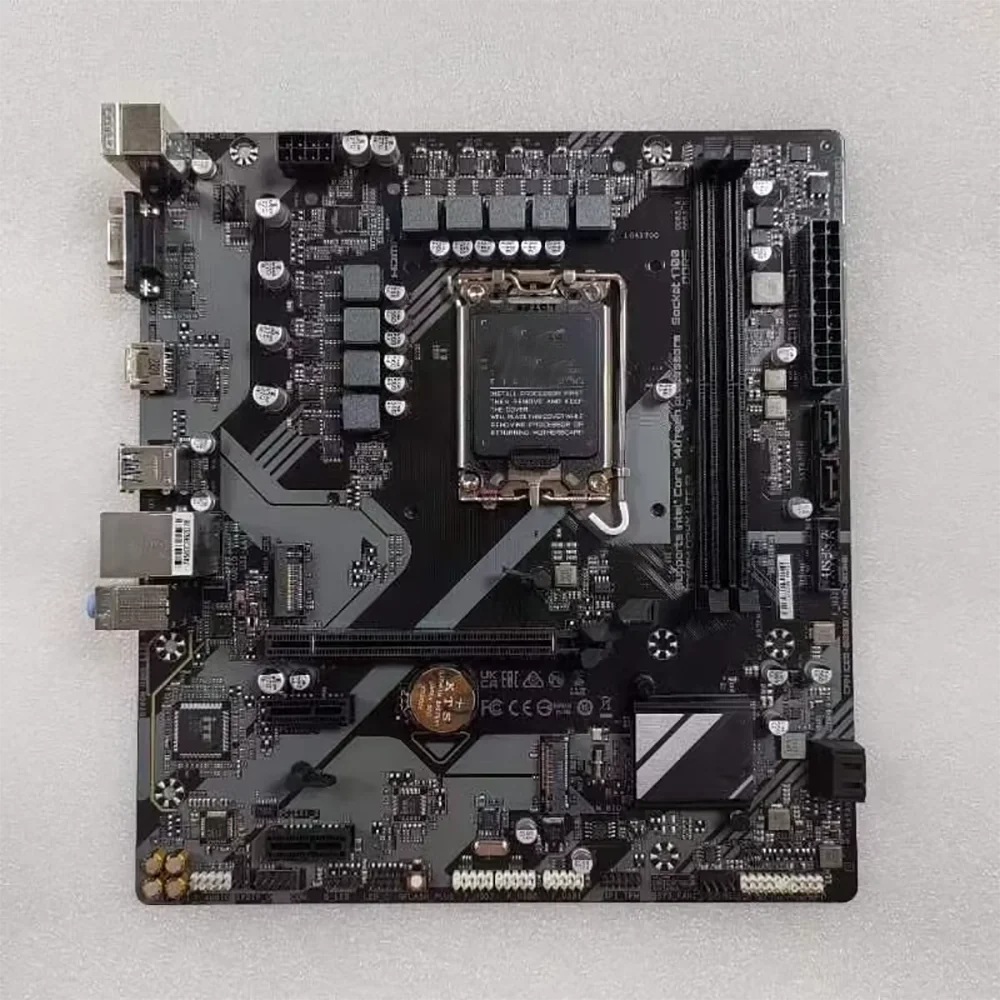 Motherboard LGA1700 Supports 12th/13th/14th generation GA-B760M-D2HX-LITE-SI
Motherboard LGA1700 Supports 12th/13th/14th generation GA-B760M-D2HX-LITE-SI