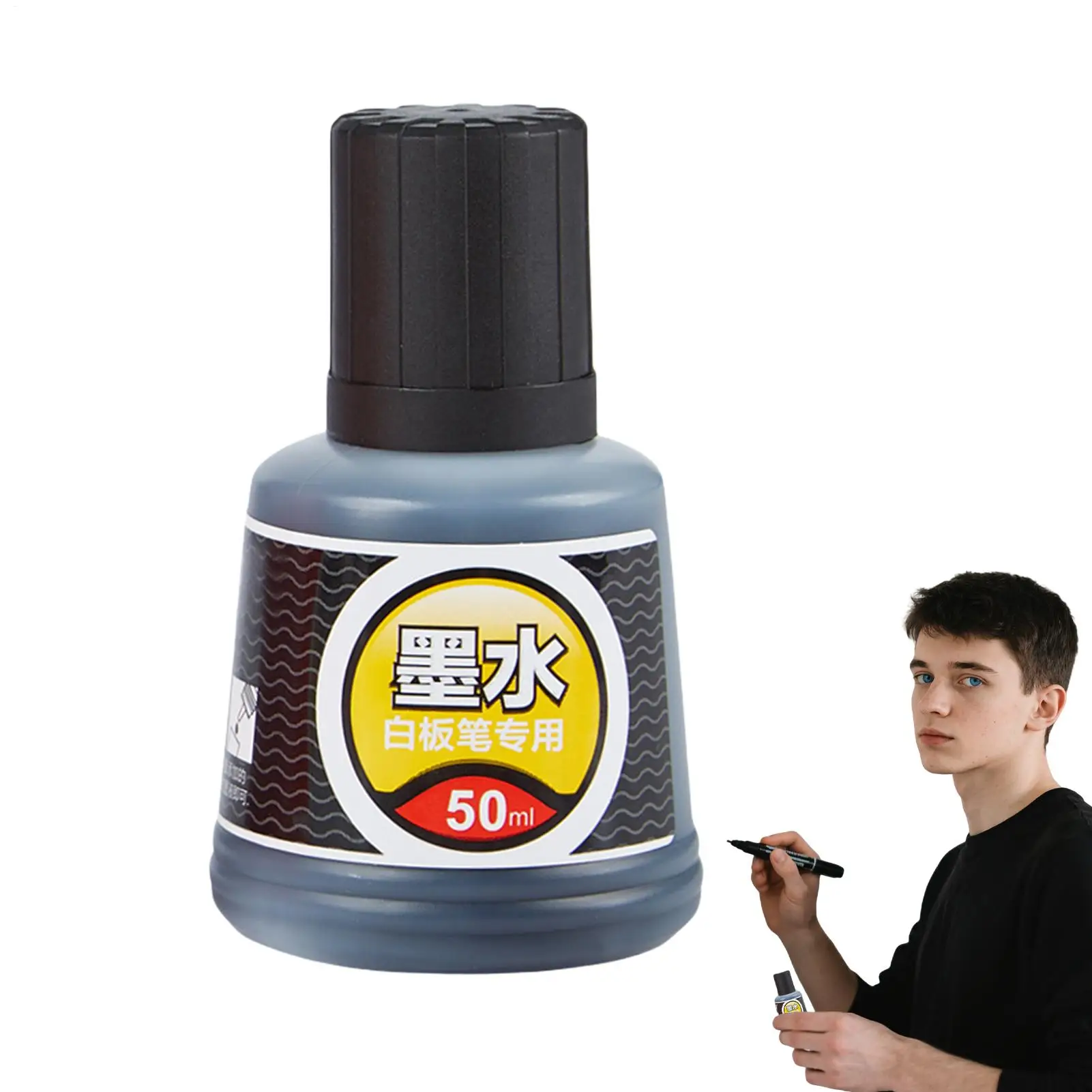 Marker Pen Refill Ink Refilling Ink For Whiteboard Pen 50ml Large-Capacity Whiteboard Marker Refilling Liquid Stationery Art
Marker Pen Refill Ink Refilling Ink For Whiteboard Pen 50ml Large-Capacity Whiteboard Marker Refilling Liquid Stationery Art