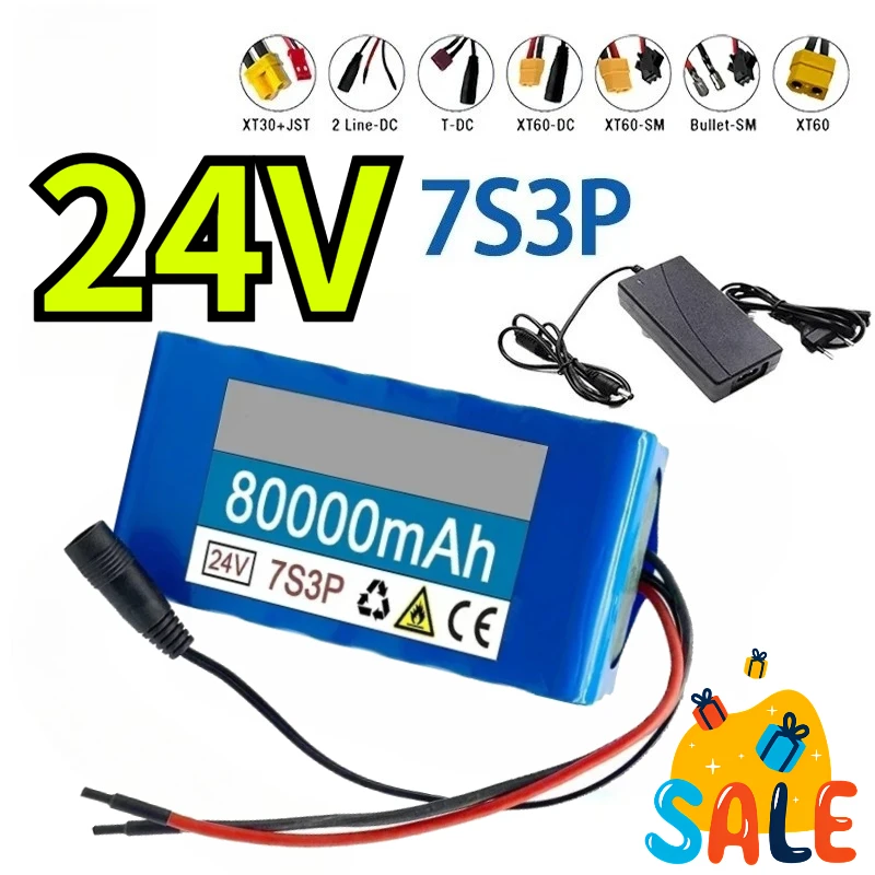 24V 80000mAh 7S3P 18650 29.4V 80000mAh Li-ion Battery Pack for Wheelchairs Power Li-ion Replacement Battery + 2A Charger
24V 80000mAh 7S3P 18650 29.4V 80000mAh Li-ion Battery Pack for Wheelchairs Power Li-ion Replacement Battery + 2A Charger