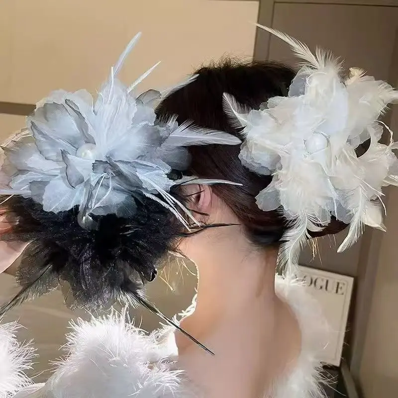 Mesh Feather Clip Hair Plate Clip Ponytail Hair Clip Large Non-slip Shark Clip Girls Daily Hair Accessories
Mesh Feather Clip Hair Plate Clip Ponytail Hair Clip Large Non-slip Shark Clip Girls Daily Hair Accessories