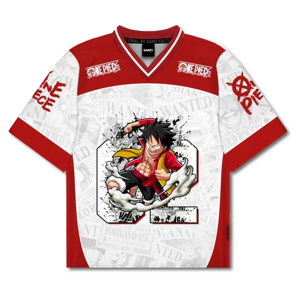 2026 One Piece Monkey D.Luffy Anime Football Jersey Oversize Breathable Jersey Vintage Fashion Sport Bandai Cosplay Kid Tshirt
2026 One Piece Monkey D.Luffy Anime Football Jersey Oversize Breathable Jersey Vintage Fashion Sport Bandai Cosplay Kid Tshirt