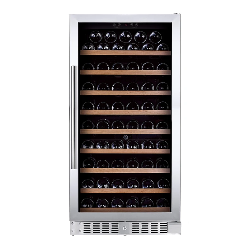 Stainless Steel 96 Bottles 270L Freestanding Electronic Commercial Display Customized Wine Cooler Refrigerator Household Hotel
Stainless Steel 96 Bottles 270L Freestanding Electronic Commercial Display Customized Wine Cooler Refrigerator Household Hotel