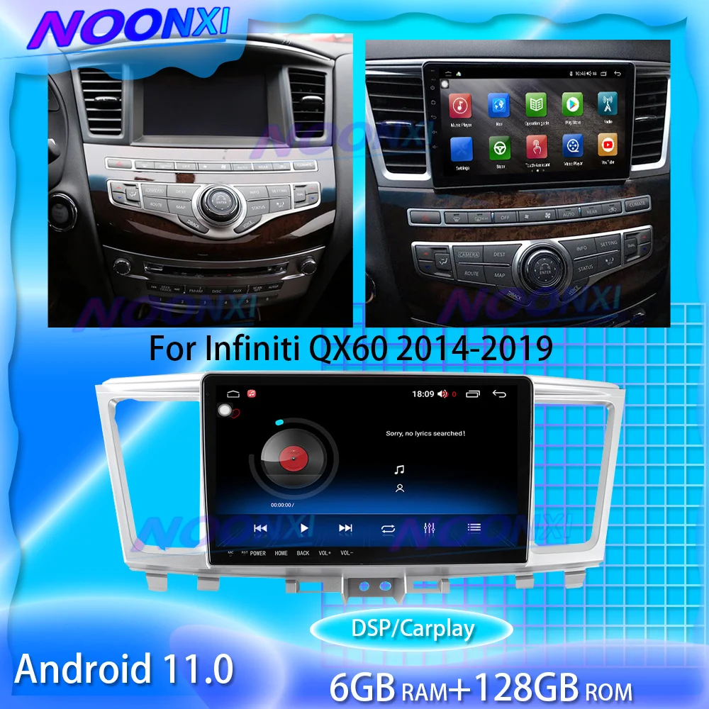 Android11 для Infiniti QX60 2014 2015-2019 Автомагнитола стерео 2 Din мультимедийный плеер GPS навигация Сенсорный экран DVD 4G головное устройство
Android11 для Infiniti QX60 2014 2015-2019 Автомагнитола стерео 2 Din мультимедийный плеер GPS навигация Сенсорный экран DVD 4G головное устройство